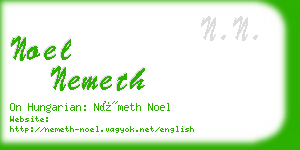 noel nemeth business card